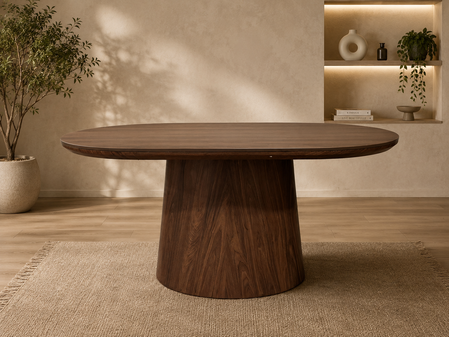 Table à manger NOUR Bois noyer