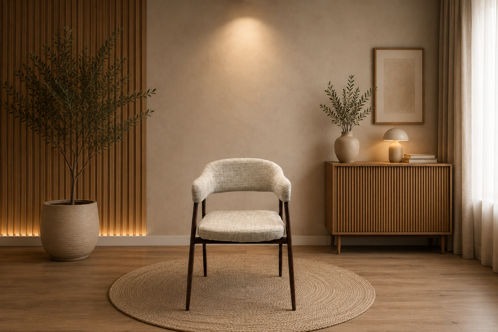 Chaise Lisa Marbella Pied noyer