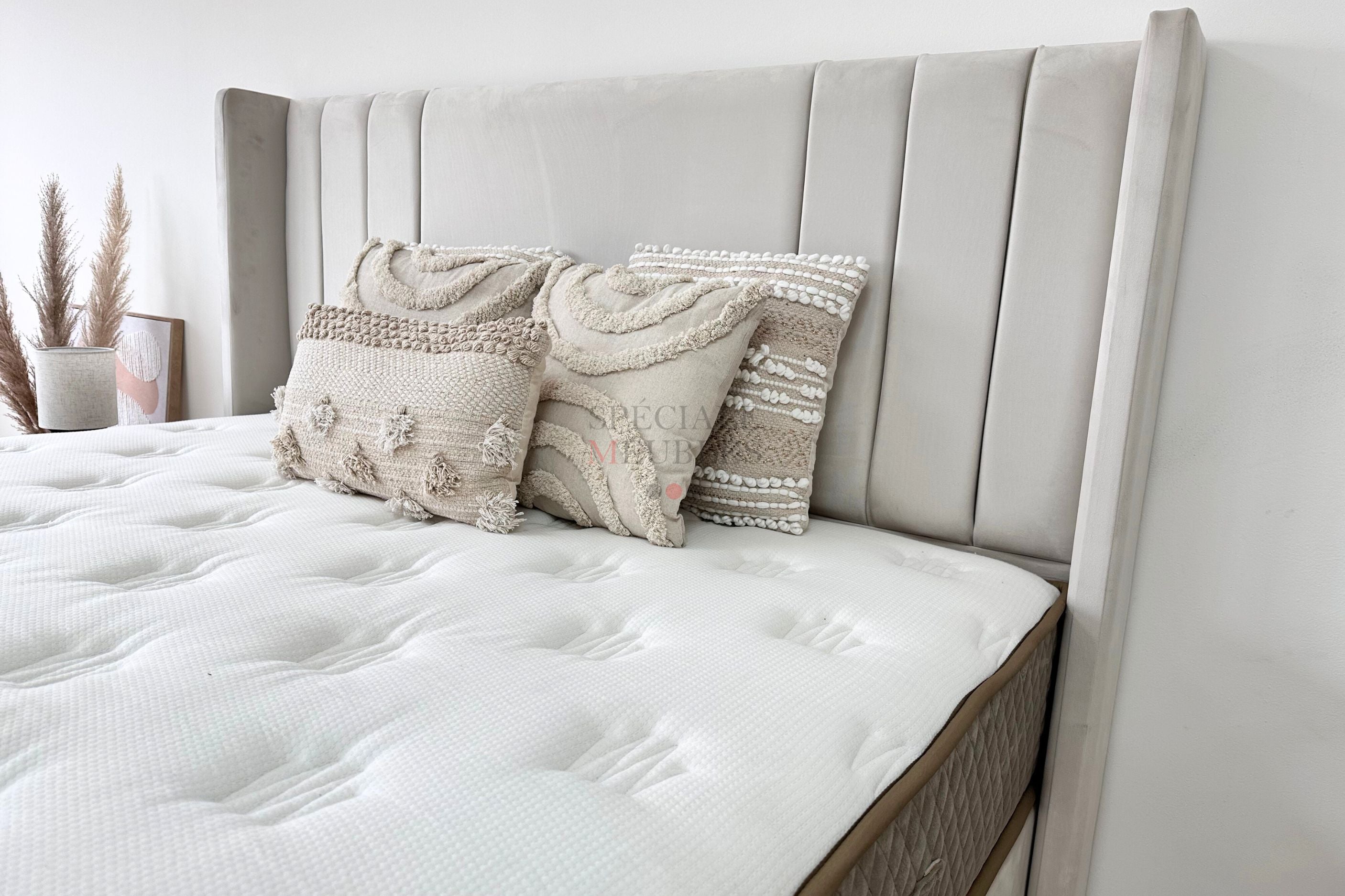 PACK COMPLET ALMA BLANC CASSE + Matelas 25cm