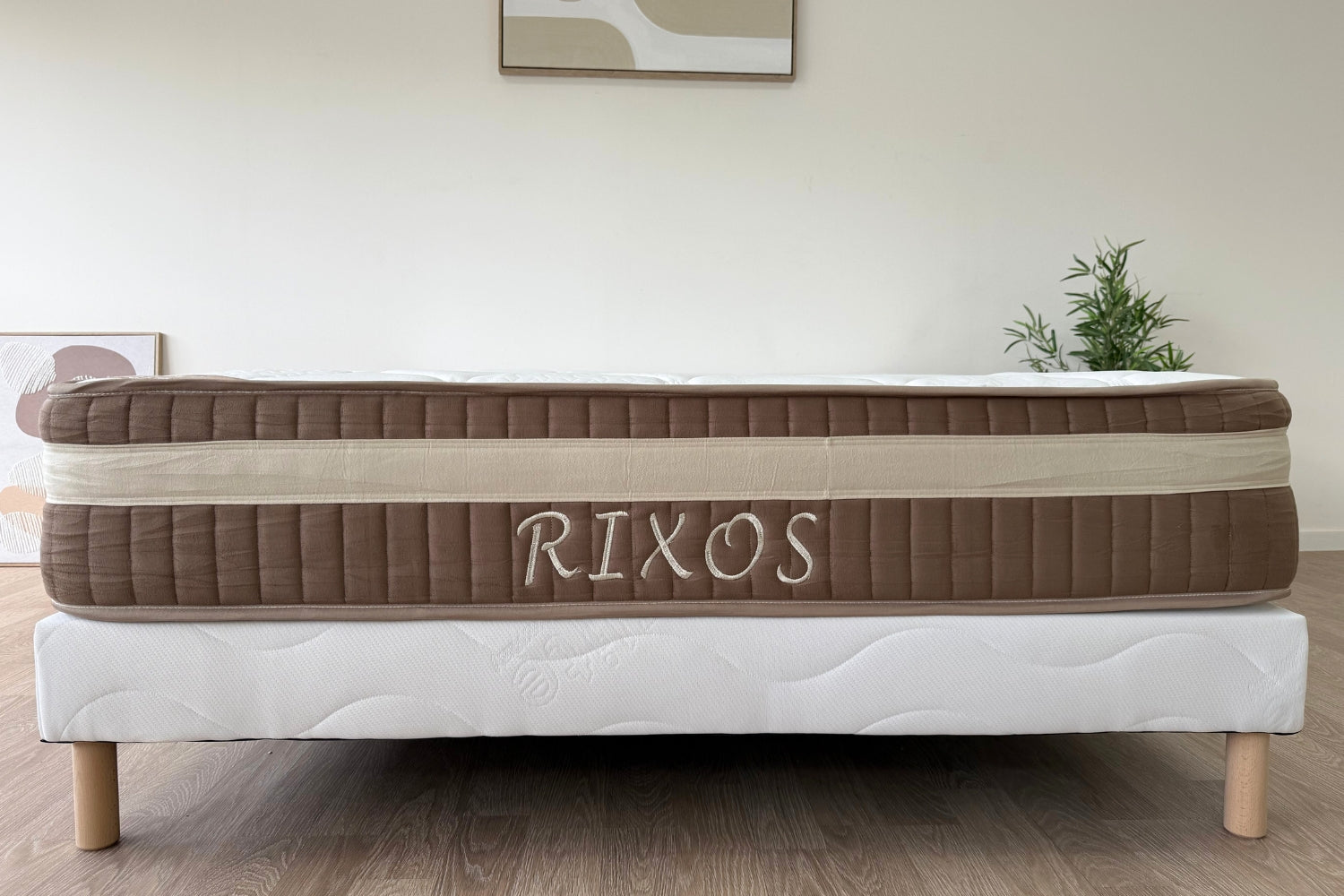 PACK COMPLET ALMA BLANC CASSE + Matelas 30cm