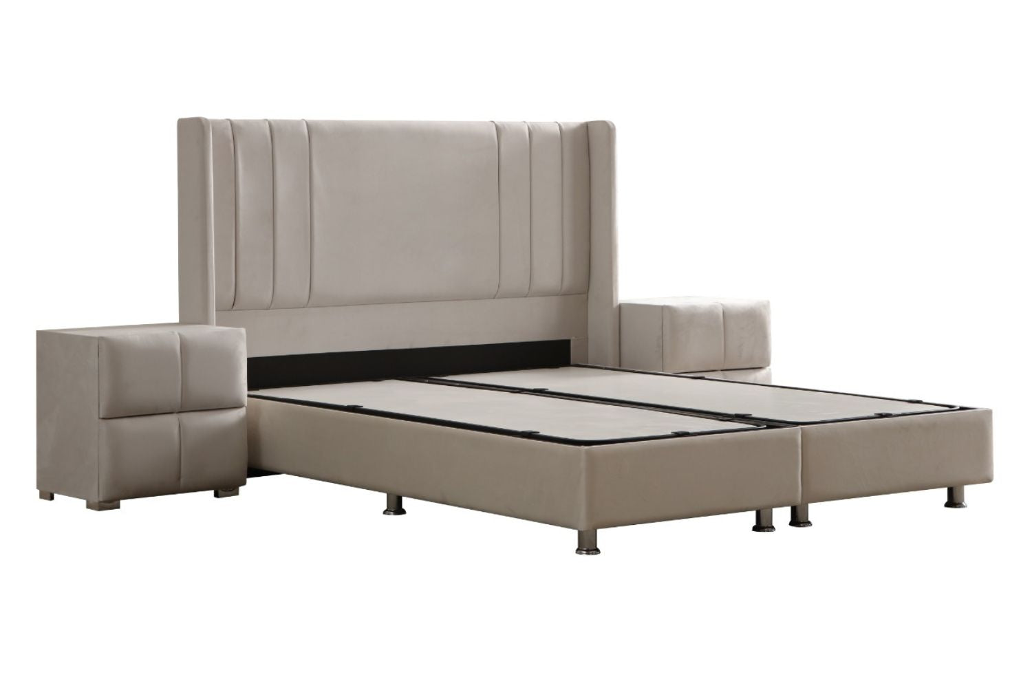 PACK COMPLET ALMA BLANC CASSE + Matelas 30cm